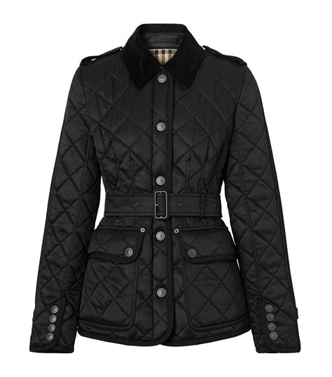 burberry black coat women|Burberry women's jacket xxl.